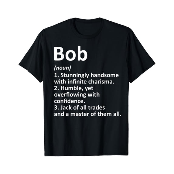 T Definition Bob Definition Name T T-Shirt - Walmart.com
