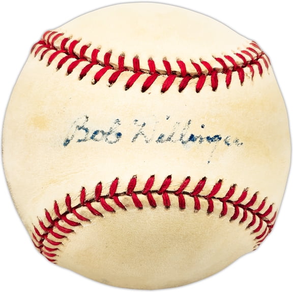 Bob Dillinger Autographed Official AL Baseball St. Louis Browns SKU #225652