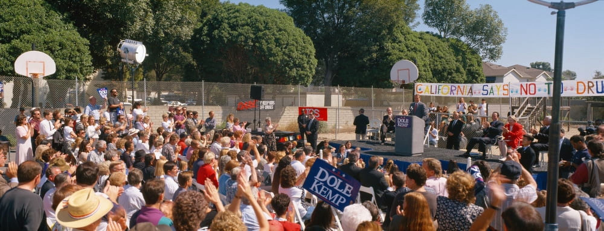Bob Dole presidential campaign speech Ventura California Canvas Art - Panoramic Images (27 x 9)