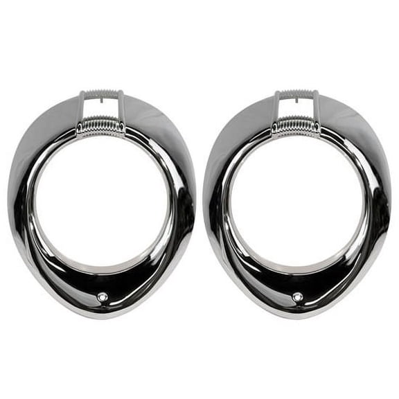 Bob Drake 01A-13045-B Headlight Rims, 1940 Ford Deluxe