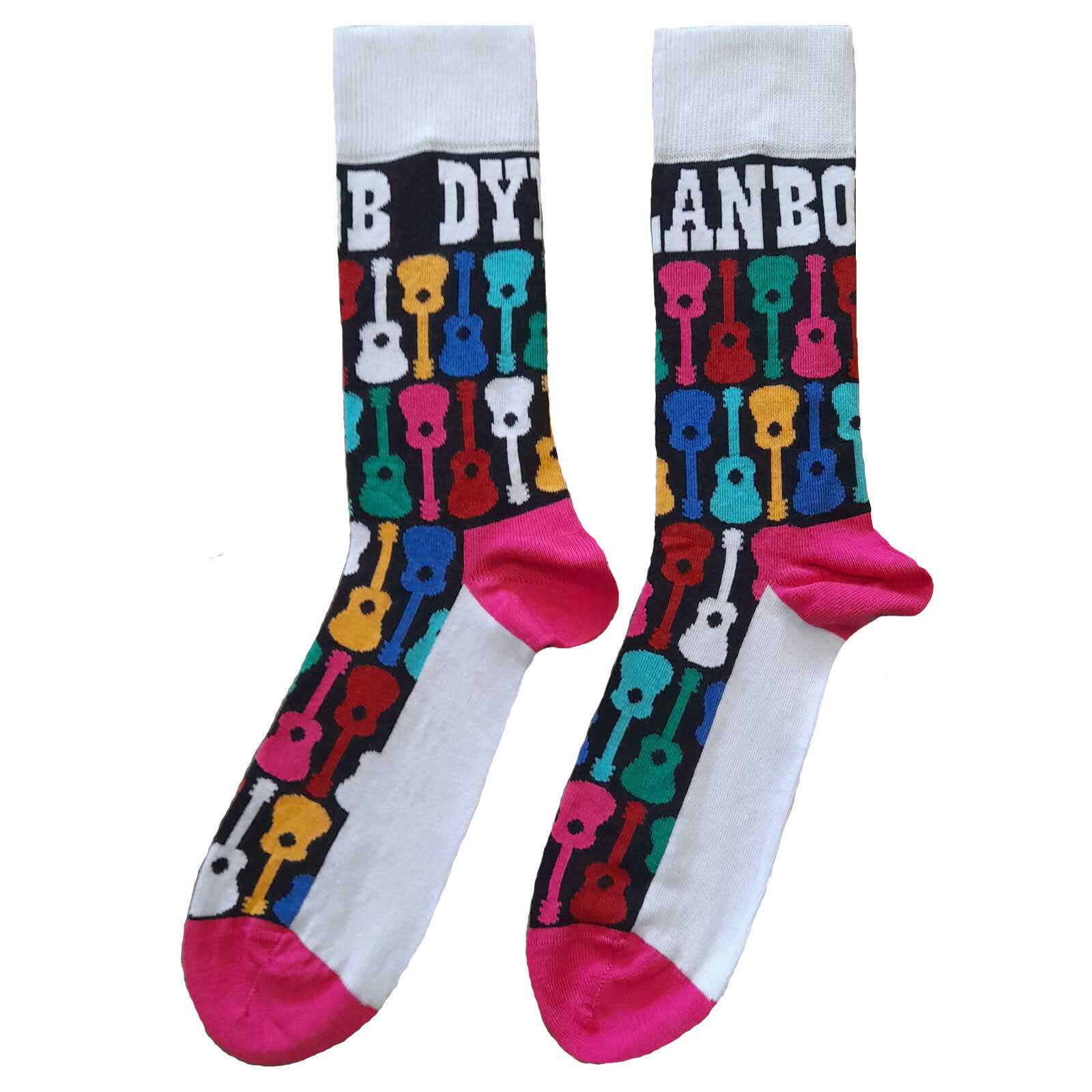 UNBRANDED Bob Dylan - Guitar Pattern Unisex Ankle Socks