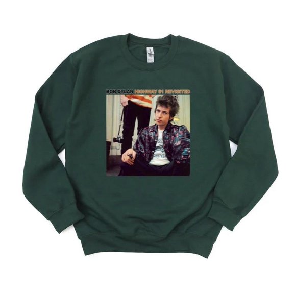 Bob Dylan Highway 61 Revisited Vintage Retro Folk Rock Music Classic SweatShirt Unisex, up to 5XL