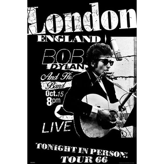 Bob Dylan - London Poster Print (22 x 34)