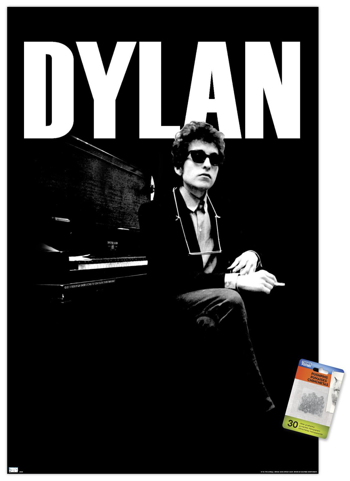 Bob Dylan - Piano Wall Poster with Pushpins, 22.375" x 34"