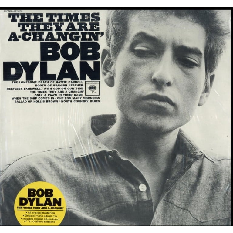 Bob Dylan - Times They Are A-Changin - Vinyl - Walmart.com