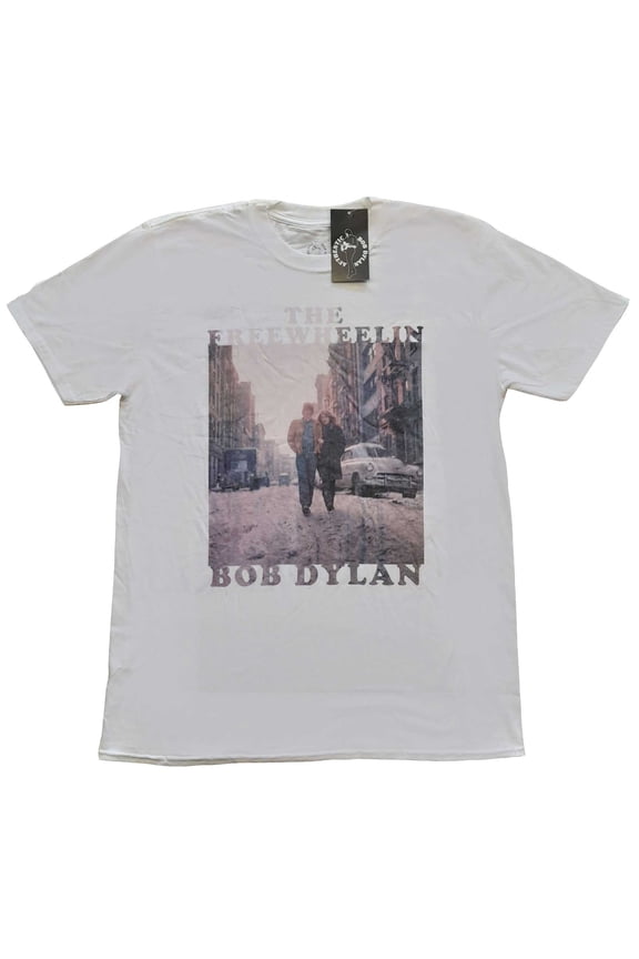 Bob Dylan Unisex T-Shirt The Freewheelin' (Large)