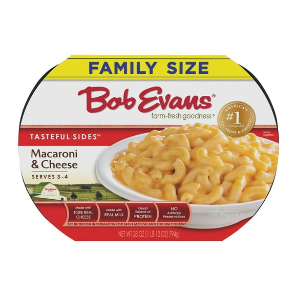 Bob Evans Family Size Macaroni & Cheese, 28 oz Tray