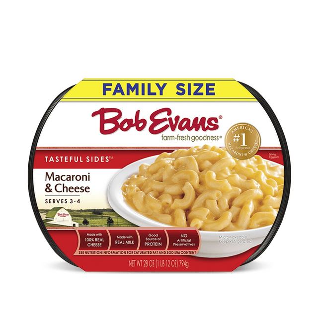 Bob Evans Family Size Real Cheddar Macaroni & Cheese , 28 oz Tray