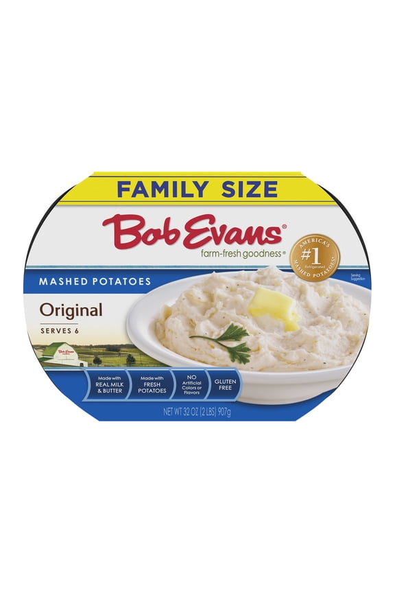 Gluten-Free Family Size Original Mashed Potatoes, 32 oz Tray