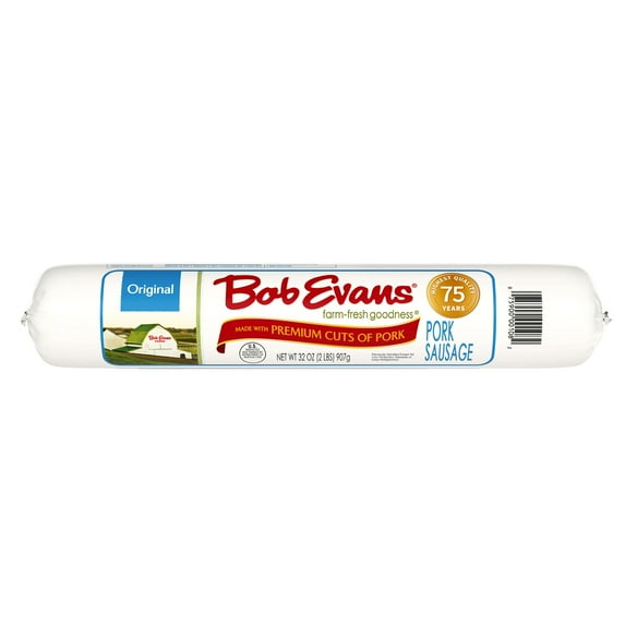 Bob Evans Original Roll Pork Sausage, 32 oz (Fresh Sausage)