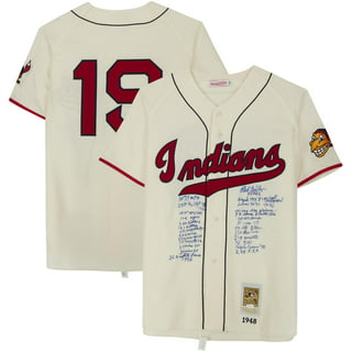 Bob Feller Signed Cleveland Indians Custom Jersey Inscribed HOF 62 (PS –