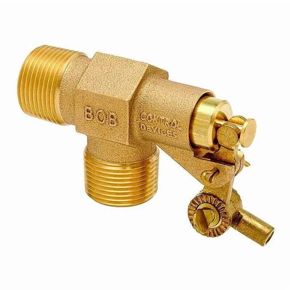 Bob Float Valve,1in.,LF Brass,Pipe Mount R400-1-LF