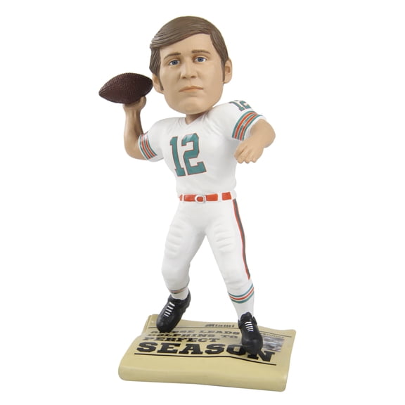 FOCO Bob Griese Miami Dolphins 1972 Perfect Season Exclusive Bobblehead Collectible 1 Pack 8 In