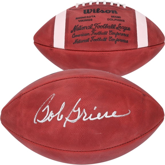 Bob Griese Miami Dolphins Autographed Super Bowl VIII Duke Pro Football - Fanatics Authentic Certified