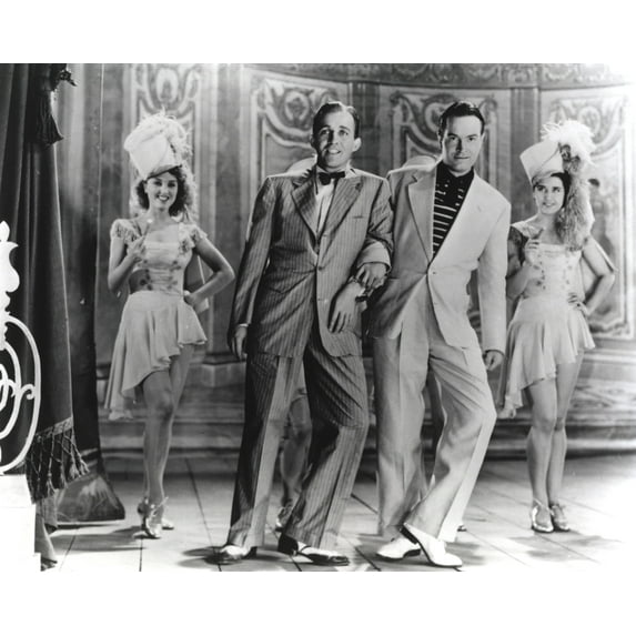 Bob Hope Dancing wearing Formal Suit with Group Photo Print (24 x 30)