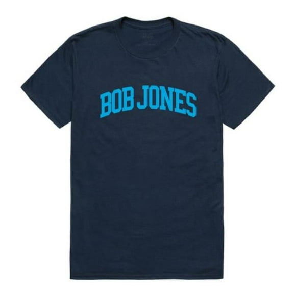 Bob Jones University Bruins College T-Shirt, Navy - Extra Large