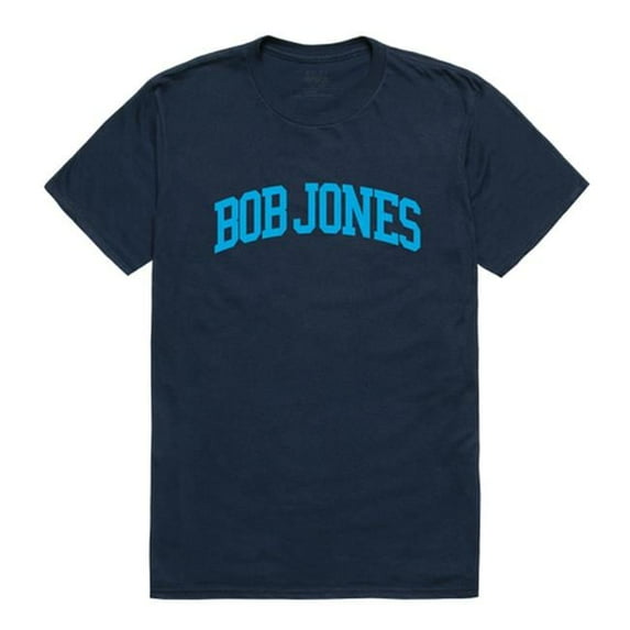 Bob Jones University Bruins College T-Shirt, Navy - Large