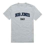 Bob Jones University Bruins Dad T-Shirt Heather Grey Small