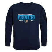 Bob Jones University Bruins Established Crewneck Sweatshirt, Navy - Medium
