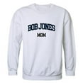 thumbnail image 1 of Bob Jones University Bruins Mom Crewneck Sweatshirt, White - Large, 1 of 1