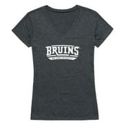 Bob Jones University Bruins Women Institutional T-Shirt, Heather Charcoal - 2XL