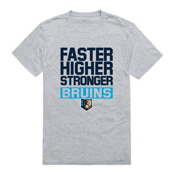 Bob Jones University Bruins Workout T-Shirt, Heather Grey - Extra Large