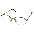 thumbnail image 1 of Bob Mackie Mens Black Square Metal Reading Glass Frame. BM 754. 51mm. 2.5X, 1 of 6