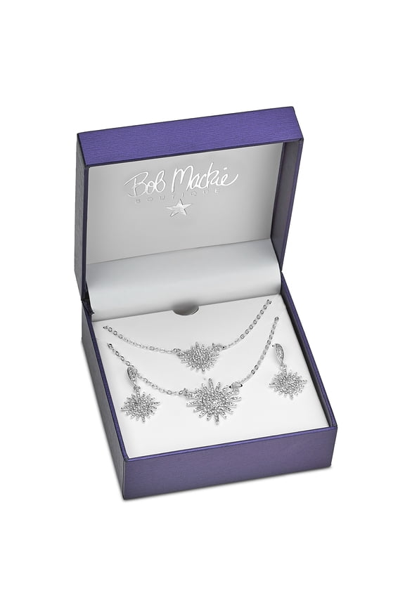 Star Burst Necklace and Earring Set