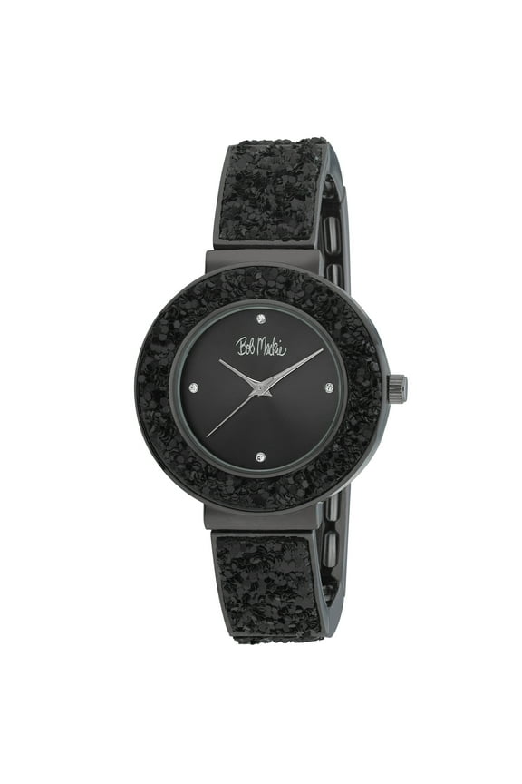 Women's Black 35mm Stretch Sequin Expansion Watch
