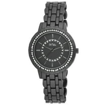 Bob Mackie Women's Gold 36mm Crystal Dial Scallop Bezel Watch