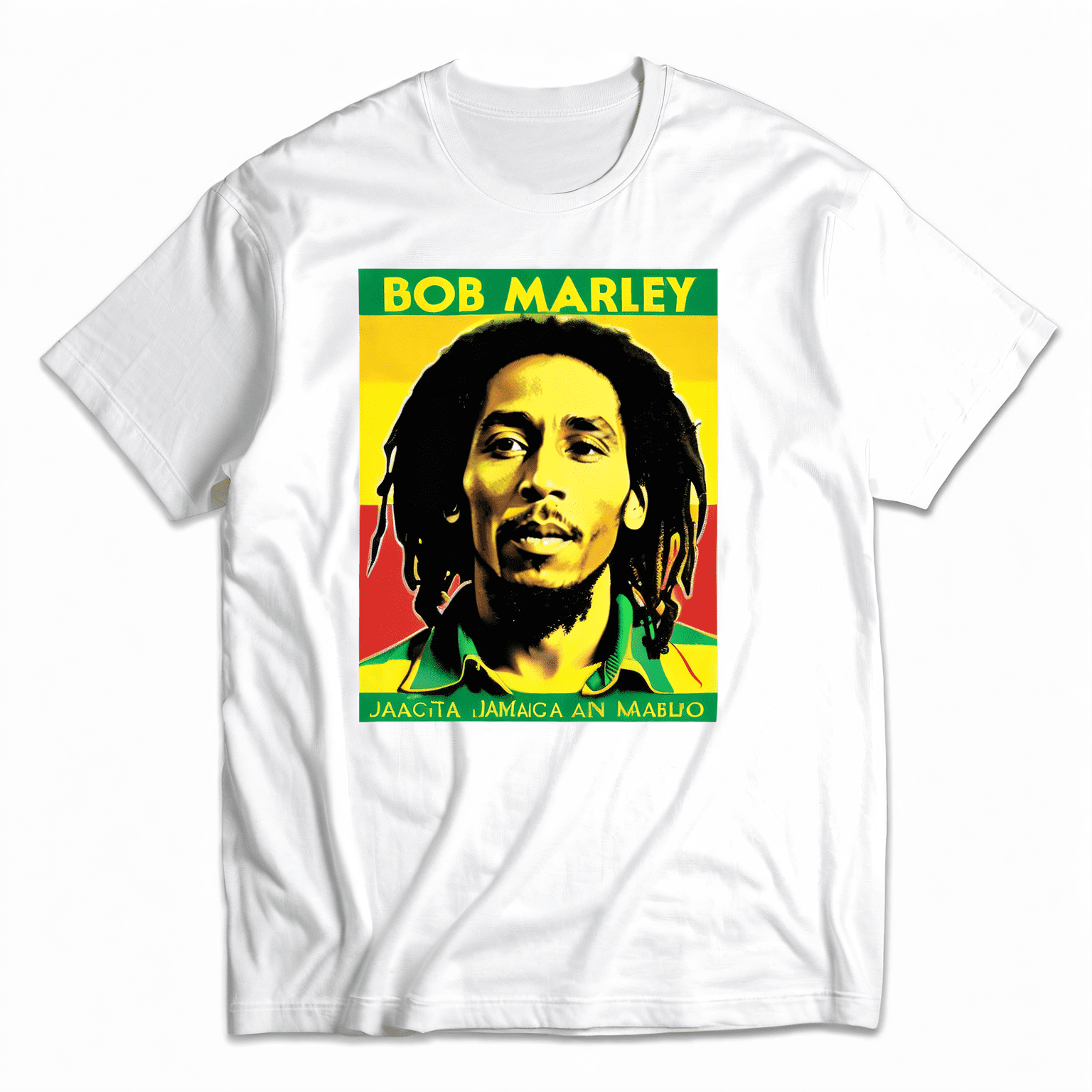 Bob Marley Exodus Lion Nero Maglietta