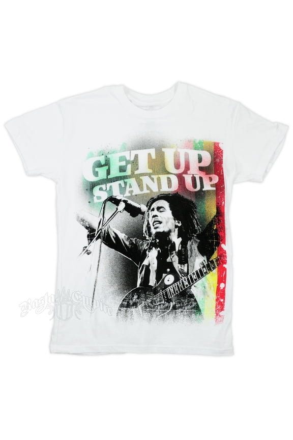 Get Up Stand Up White T-Shirt Unisex