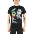 thumbnail image 1 of Bob Marley Men's Good Music Hits Lyric T-Shirt Black Large, 1 of 2