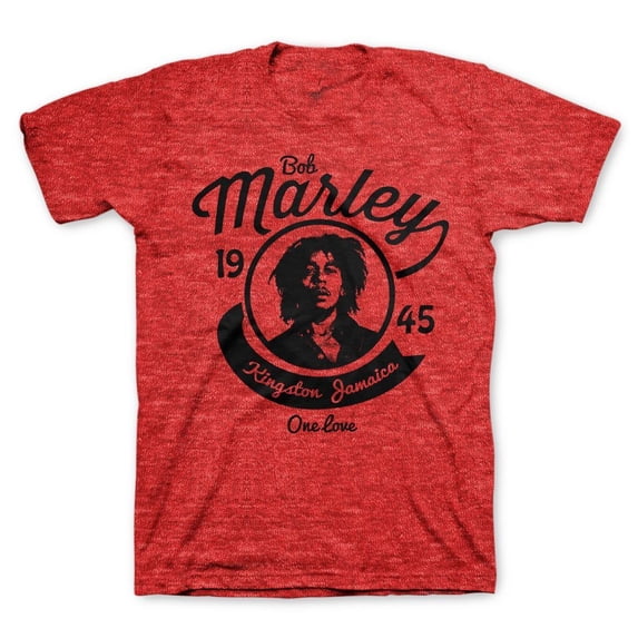 Bob Marley Kingston One Love (Red Tri-Blend) T-Shirt