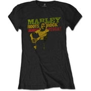 Bob Marley Ladies T-Shirt Roots, Rock, Reggae X-Large