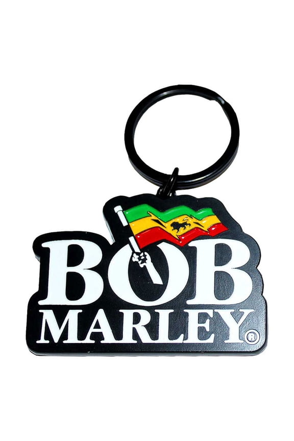 Bob Marley Logo Keyring Keychain