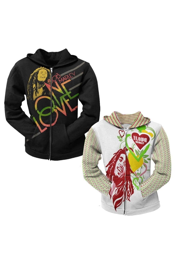 Bob Marley - Love 2 Piece Juniors Hoodie Combo