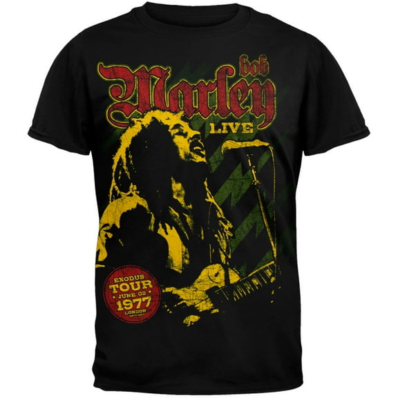 Bob Marley Men's Marley 77 Short Sleeve T Shirt