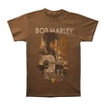 thumbnail image 1 of Bob Marley Men's Rebel Music T-shirt Small Brown, 1 of 2