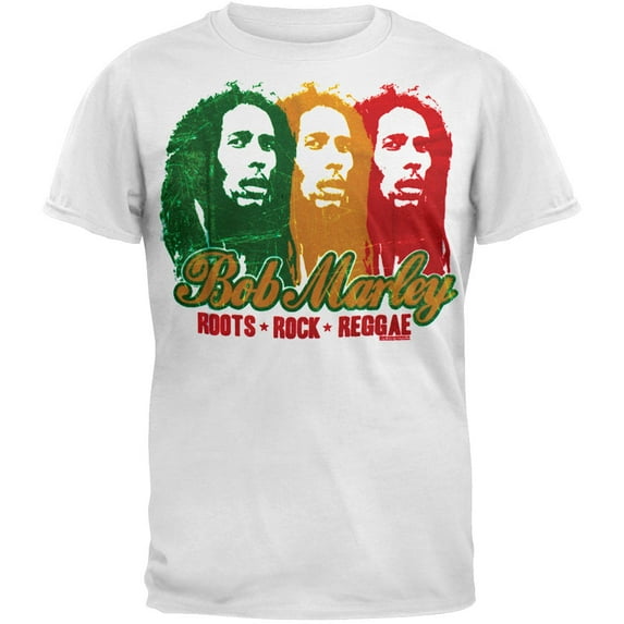 Bob Marley Men's Roots Rock Short Sleeve T Shirt