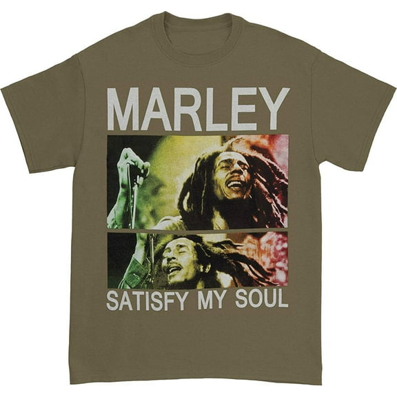 Bob Marley Men's Satisfy My Soul Mens Short Sleeve T Shirt