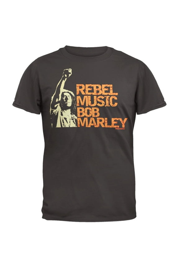 Men's Stacked Rebel Music Adult Short Sleeve T Shirt