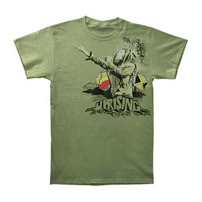 Green bob marley shirt sale