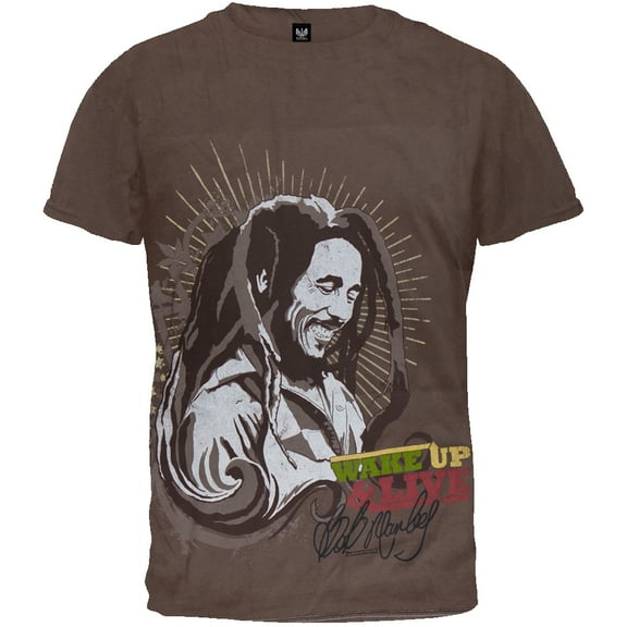 Bob Marley Men's Wake Up Short Sleeve T Shirt