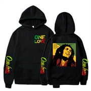 POONEEGAI Bob Marley One Love Hoodie Long Sleeve Women Men Sweatshirt Legend Reggae Hip Hop Clothes
