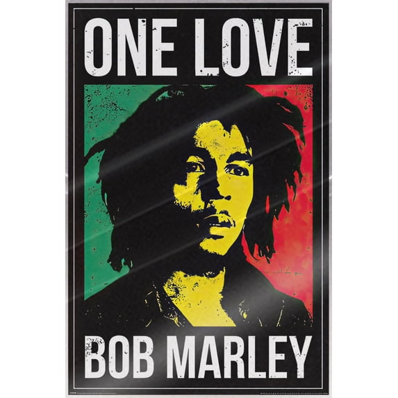 Bob Marley: One Love - Music Movie Poster (Regular Style) (Size: 24" x 36") (Laminated Poster)