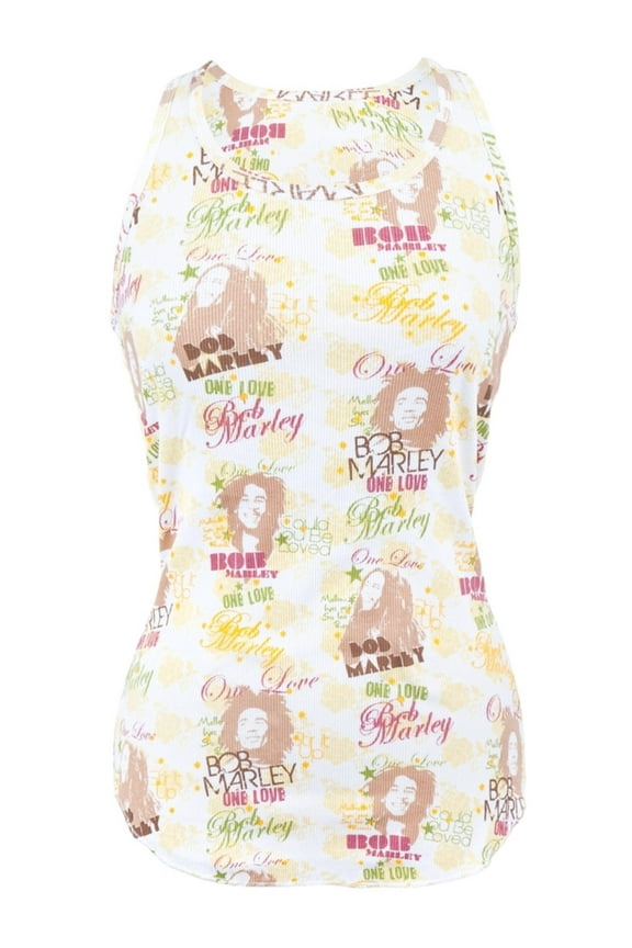 - One Love Racerback Juniors Tank Top - X-Large