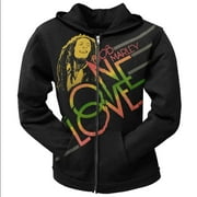 Bob Marley - One Love Smile Juniors Zip Hoodie - Small