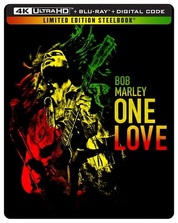 Bob Marley: One Love (Steelbook) (4K Ultra HD + Blu-Ray + Digital Copy ...