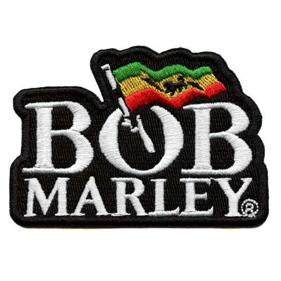 Men's Bob Marley Logo Woven Patch